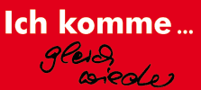 ich komme - Logo