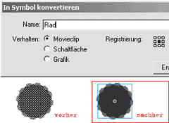 In Symbol konvertieren