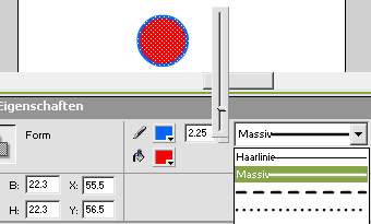 Linieneigenschaften