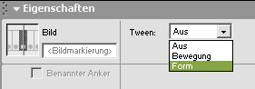 Eigenschaften - Tween