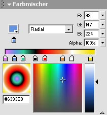 Farbmischer radial